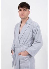 Resim Bonny Pamuk Ultrasoft Bornoz Nakışlı Bornoz Hediyelik Bornoz 1 