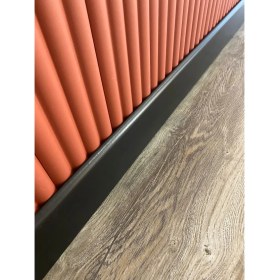 Resim Pasha Dekor 8 cm Düz Siyah Parke Süpürgelik 