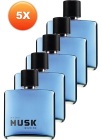 Resim Avon Musk Marine Erkek Parfüm Edt 75 ml 5'li Set 5050000104876 