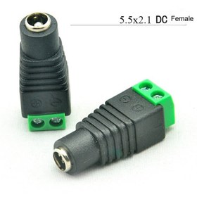 Resim Dc Dişi Power Konnektör Klemens Barrel Jack Güç 5.5x2.1 K69 10 Adet 