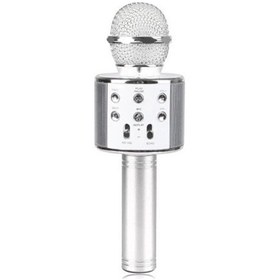 Resim NoTech Gri Bluetooth Usb Hafıza Kartı Ve Aux Girişli Karaoke Mikrofon Ws-858 