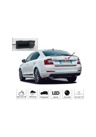 Resim Skoda Octavia Mk3 A7 2015-2020 Kamerası Bagaj Açma Kolu Tutamak 