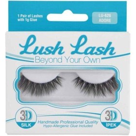 Resim Lush lash 3d i̇pek kirpik adore 
