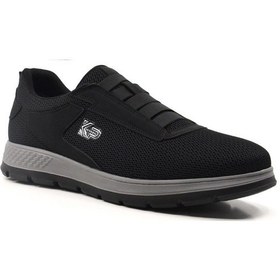 Resim King Paolo D1092 Flex Walk - Siyah - Erkek Ayakkabı,tekstil Spor Ayakkabı-siyah Siyah 