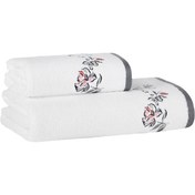 Resim Sarev Fiora Havlu Gri 80x150cm - Tek Parça 