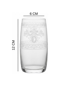 Resim İnsigne Model Desenli Zarif Su & Meşrubat Bardağı 2 Li Set Şeffaf 