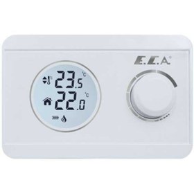 Resim ECA Poly 100 W Kablosuz Dijital Pilli On Off Oda Termostatı 