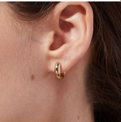 Resim Heppii Günlük Kullanıma Uygun Düz Halka Küpe 