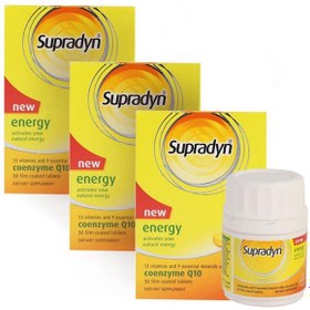 Resim Supradyn Multivitamin Mineral Ve Koenzim Q10 Içeren 30 Tablet X 3 