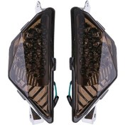 Resim Lemestar Kawasaki Ninja 250/300/400 2013-2021 İçin Led Sinyal Lambaları - Plastik Kasa Kahverengi Renkli 1 Çift 