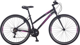 Resim Salcano City Explorer Unisex V Fren 28 Jant Şehir Bisikleti Siyah-Mor 40 cm 