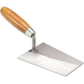Resim Dekor 066 Ahşap Saplı Duvarcı Malası 16 Cm Yay Çeliği 