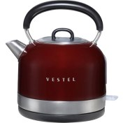 Resim Vestel Retro 1.7 lt Su Isıtıcı Bordo 