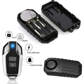 Resim Pengfushop5 Uzaktan Su Geçirmez Bisiklet Güvenlik Alarmı ile Kablosuz Hırsızlığa Karşı Motosiklet Bisiklet Alarmı Titreşim Sensdb Loud (Yurt Dışından) 