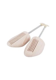 Resim Hapshoe Flexi 40-41 Numara Yaylı Spiralli Ahşap Ayakkabı Kalıbı Bej 