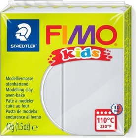 Resim Staedtler Fimo Kids Yumuşak Polimer Kil 80 Light Grey 