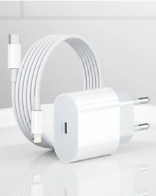 Resim Apple Uyumlu iPhone 12 11 Xr Xs X 8 Plus 7 20w Pd Lightning Hızlı Şarj Adaptörü 
