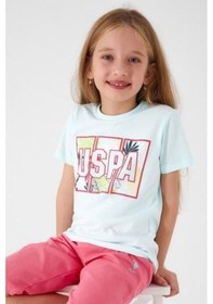 Resim U.S. Polo Assn. Kız Çocuk Kapri Takım Mavi 