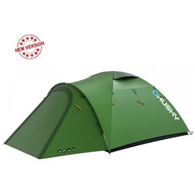 Resim Husky Baron 3 Kişilik 4 Mevsim Kamp Çadırı Yeşil 