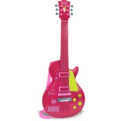 Resim Nessiworld Elektronik Tuşlu ve Telli Askılı Pembe Gitar 