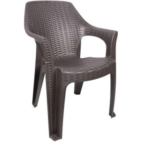 Resim Luna Queen Rattan Koltuk 6 Adet Kahverengi 