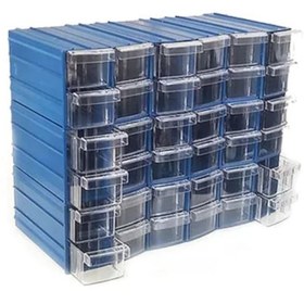 Resim Sembol Y114 Plastik Çekmeceli Kutu 36 Çekmeceli 