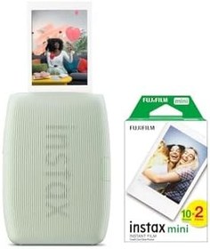 Resim Fujifilm Instax Mini Link 3 Yeşil Akıllı Telefon Yazıcısı Ve 20'Li Mini Film 