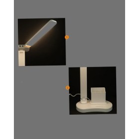 Resim Zero Land Techmrt Göz Koruyucu LED Okuma Lambası | Titreşimsiz Işık, Kalemlik ve Stand Fonksiyonlu 