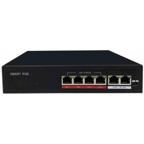 Resim Uranium Poe 4002 4 Port 78Watt 4 Port Poe 2 Uplınk Rj45 