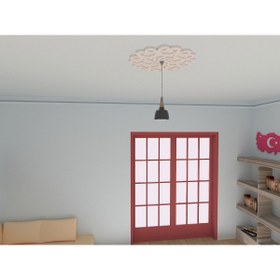 Resim MOTİFPİYER Lamba Tavan Göbeği-Motifli-Modellemeler-52-3 Adet 
