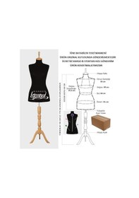 Resim Videolu Ürün-38 Beden Iğne Batabilen Terzi Mankeni Prova Mankeni 527200772 