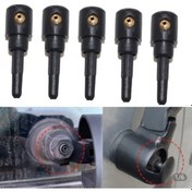 Resim Lasonstiges Vw Polo Bora Caddy Fox Gol Golf Lupo Passat Scirocco Sharan Tiguan T5 T6 İçin 5 Adet Arka Silecek Yıkayıcı Püskürtme Memesi 