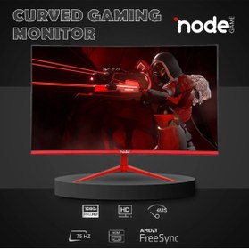 Resim Node Game Nd-cv2375 24" Inç 75hz Curved Kavisli Gaming Oyuncu Monitör 1500r 
