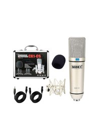 Resim Midex Cx1 Profesyonel Condenser Stüdyo Mikrofonu Seti 
