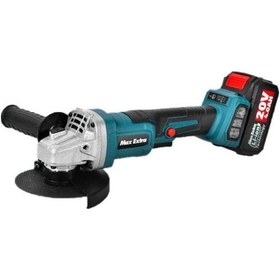 Resim Max Extra MXP6890 115 MM 20 V 4 Ah. Çift Akü Devir Ayarlı-44751 Akülü Avuç Taşlama 