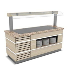 Resim Empero GLT.P.SSU.01 Galata Paslanmaz Soğuk Servis Ünitesi Nefeslikli 100x90x90/155 CM 