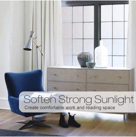 Resim Runaway UV Engelleyici Buzlu Cam Film - 2 Metre x 60 cm - Gizlilik ve Koruma 