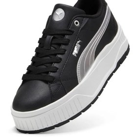 Resim Puma Karmen II Metallic Dream Siyah Kadın Sneaker spor ayakkabı - 398892 02 