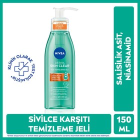 Resim Nivea Derma Skin Sivilce Karşıtı Yüz Temizleme Jeli 150 ml 