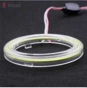 Resim 100 Mm-motosiklet Led Cob Far Sis Işık Halkası Araba Drl Gündüz Farları Aksesuarları 