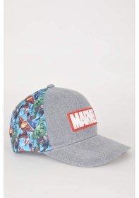 Resim DeFacto Erkek Çocuk Marvel Avengers Baskılı Cap Şapka C0546A825SMGR257 