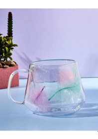 Resim Perotti Duble Feather Çift Çidarlı Renkli Ve Tüy Desen Detaylı Bardak Kupa 200 Ml Çok Renkli 