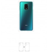 Resim Wrapsol Xiaomi Redmi Note 9 Pro Max Arka Yan Koruyucu Darbe Emici Poliüretan Film Amerika Üretimi 