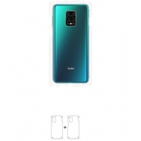 Resim Wrapsol Xiaomi Redmi Note 9 Pro Max Arka Yan Koruyucu Darbe Emici Poliüretan Film Amerika Üretimi 
