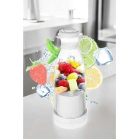 Resim Şarjlı Taşınabilir Meyve Sıkacağı ve Blender Bardak Seti 