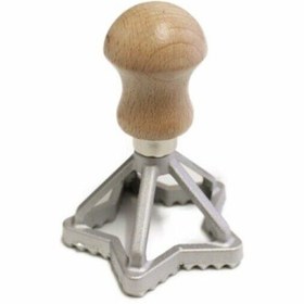 Resim dinckitchen Ravioli Kalıbı Yıldız alüminyum ravioli kalıbı 6×9 cm. 