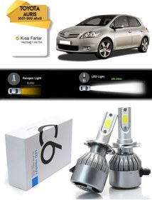 Resim c6 led Toyota Auris Kısa Far Led Xenon Şimşek Etkili 2007-2012 Arası Uyumlu 