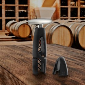 Resim Peugeot Altar Siyah Folyo Kesicili Tirbuşon 17 cm 