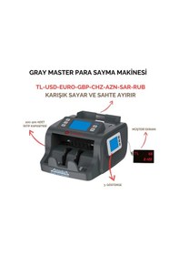 Resim Gray Master Kağıt Para Sayma Makinesi 