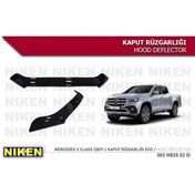 Resim Niken Mercedes x class kaput rüzgarlığı koruyucu 2017+ 